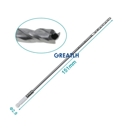Orthopedic Surgery AO Quick Fit Drill Bits Veterinary Pets Surgical Instruments Medical Supplies and Equipment Stainless Steel