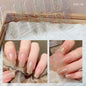 1PC Gel Nail Sticker Patch Slider Flower Gradient Color Back Glue Full Cover Waterproof Gel Nail Sticker UV Lamp Curing Manicur