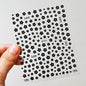 1Pcs 3D Black White 5-Petal Flowers Nail Stickers Mini Florals Self-Adhesive Nail Decals Fresh Bloom Manicure Decorations Slider
