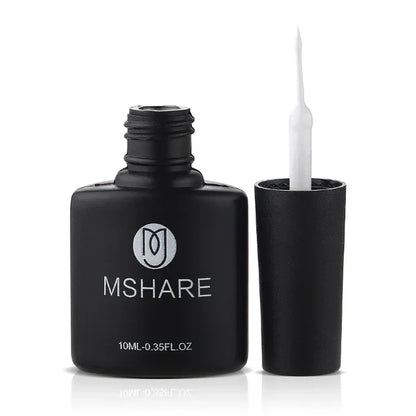 MSHARE Milk Milky White Base Gel Polish Camouflage Color Rubber Base Nail Base Coat 10ml