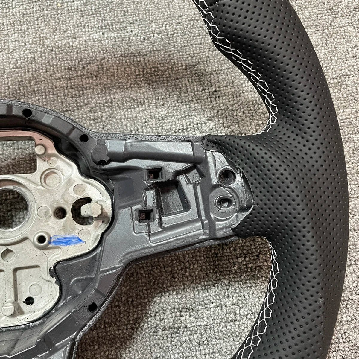 For VW Golf 7 MK7 Polo GTI 7 jetta passat R-Line Golf 6 CC Full Leather Steering Wheel