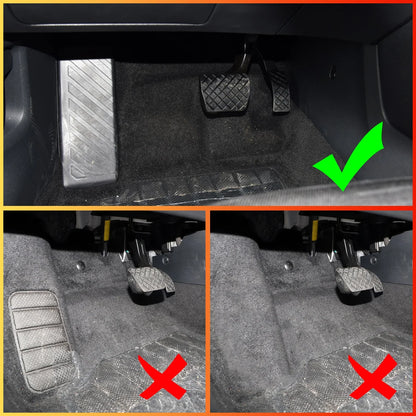 for Volkswagen VW Polo Virtus 2018~2024 Accelerator AT MT Car Pedals Gas Brake Footrest Stainless Steel Non-slip Pedal Cover Pad