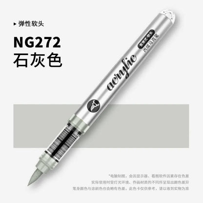 1 PC 120 Colors Acrylic Paint Marker Pens Professional Drawing Pens for Graffiti Manga School Aesthetic Stationery Art Supplies