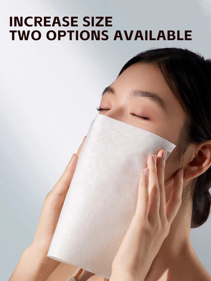 100% Cotton Dry Wipes Sensitive+ Newborn Baby Wipes, 3-In-1 Cleans Cares Protects Unscented Hypoallergenic Thick Facial Towels