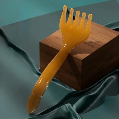 Resin 5-Claw Head Massager for Body Head Massager Scalp Gua Sha For Body Neck Leg Massage Scraping Stick Lymphatic Massage Tools