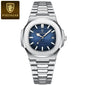 POEDAGAR Fashion Business Man Watch Waterproof Luminous Date Stainless Steel Men Quartz Watch Luxury Square Men's Watches Reloj