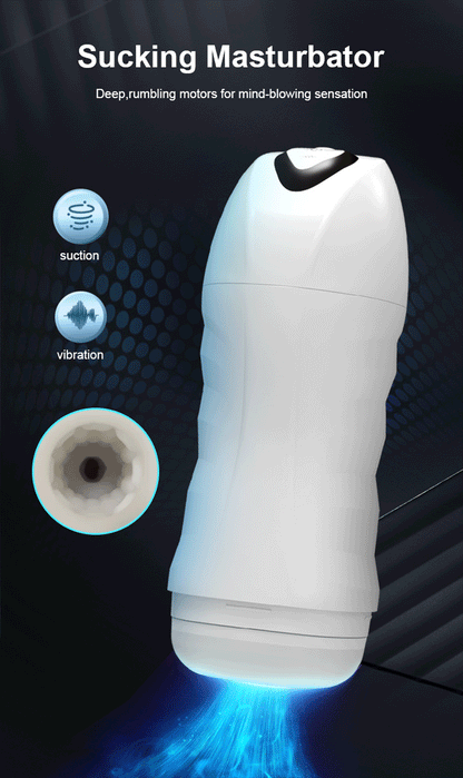 Automatic Male Sucking Mastubator Vibration Blowjob Machine Masturbation Cup Sex Toys Adult Goods for Men Masturbate Supplies