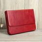 Luxury Genuine Leather 12 Slots Fountain Pen Case Box Office School Stationery Pen Storage Pouch Holder with Removable Pen Tray
