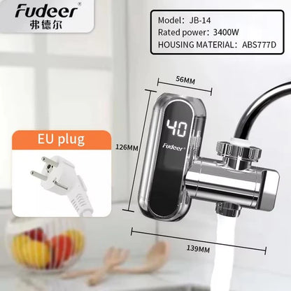 Fudeer Electric Water Heater Kitchen Faucet Conector Instant Hot Water Tap Adapter 220V  Water Heater Bathroom Accessories