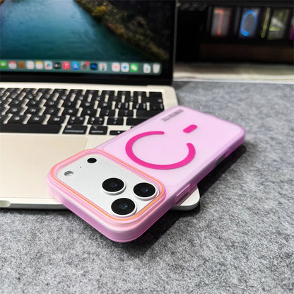 Magnetic Matte Translucent Barcode Slim Hard Case For iPhone 17 Pro Max Air 16 15 14 Plus 13 12 For Magsafe Frosted Cover Shell
