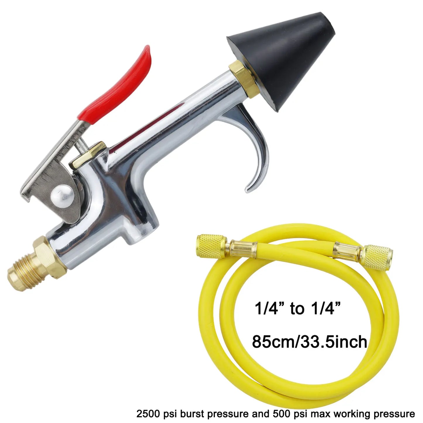 A/C AC Air Conditioner System Flush Canister Gun Kit R134 R12 R22 R410 R404 Set