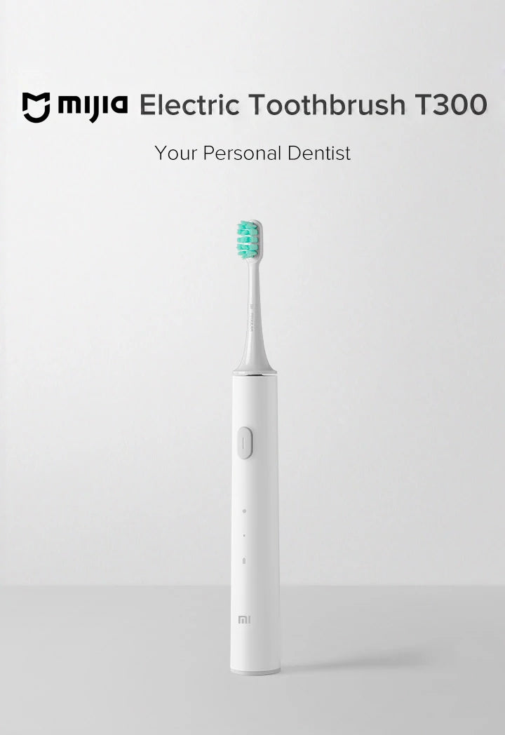 MIJIA T300 Electric Toothbrush  IPX7 Waterproof Smart Sonic Brush Ultrasonic Whitening Teeth Tooth Brush For Toothbrushes
