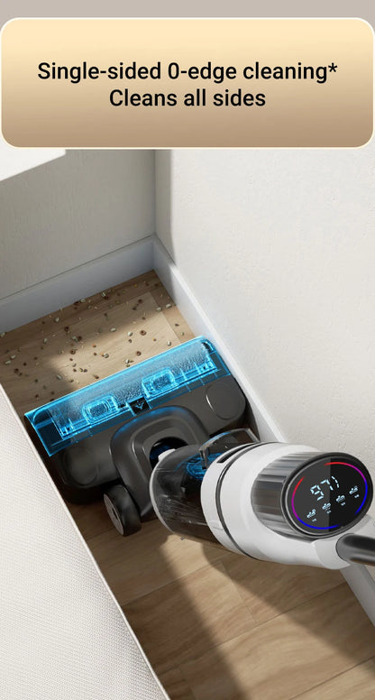 DIVEDEER 15000Pa Wireless Wet Dry Vacuum Cleaner Smart Cordless Mop Floor Cleaner Self-Cleaning Auto Suction Floor Washer