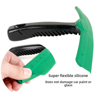 TOFAR Silicone Water Squeegee Car Cleaning Window Tinting Wrap Tool Windshield Glass Water Wiper PPF Scraper Soft T-Shape Shovel