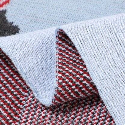 Baby Blanket Cotton Knit Super Soft Newborn Girl Boy Bed Plaid Crib Quilt Cute Dachshund Infant Stroller Covers Swaddle 100*80CM