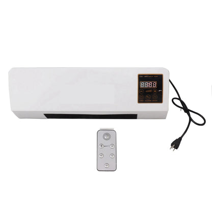 Wall Mounted Heating Machine Dual Use Highly Efficient Wide Angles Mobile Small  Heater US Plug 110V