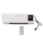 Wall Mounted Heating Machine Dual Use Highly Efficient Wide Angles Mobile Small  Heater US Plug 110V