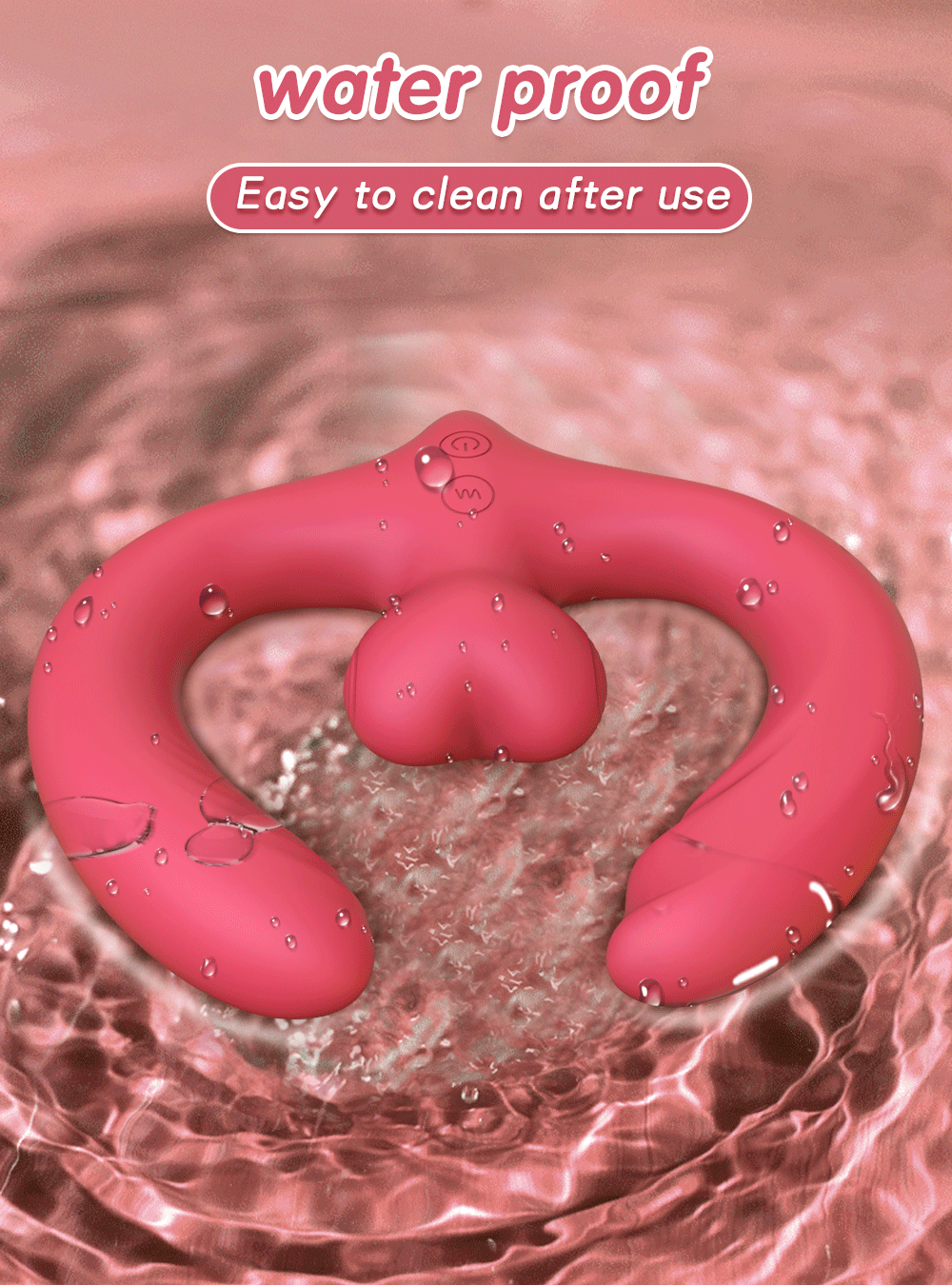 APP Strapless Strap-On G-Spot Dildo Vibrator Realistic Double-Ended Vibrating Butt Plug Anal Sex Toys for Women Lesbians Couples