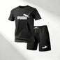 Hot Sale 2026 Men's T-Shirts Sets O-Neck Short Sleeve+Sports Shorts Quick Dry Casual Street Fashion Home Outdoor Running 2 Piece
