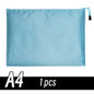 A4/A6 Pencil Bag Zipper Pouch Document Puzzle Bag Waterproof Zip File Folders Pencil Case Storage Bags School Office Supplies