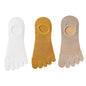 3 Pairs/lot Men's Socks Breathable Sweat Novelty Toe Socks Fashion Casual Breathable Finger Boat Sock High Quality Sox for Male