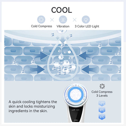 ANLAN Facial Massager Pro Microcurrent Face Lifting Skin Rejuvenation with Cold Deep Cleaning Anti-aging Skincare Beauty Device