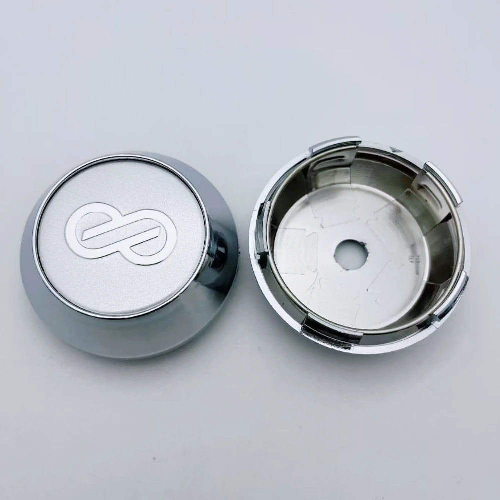 4pcs 60mm 64mm 65mm 68mm 69mm  Car Wheel Center Caps With Enkei Logo Emblem Car Accessories for Wheel Hubcaps Hub Cover High Cap