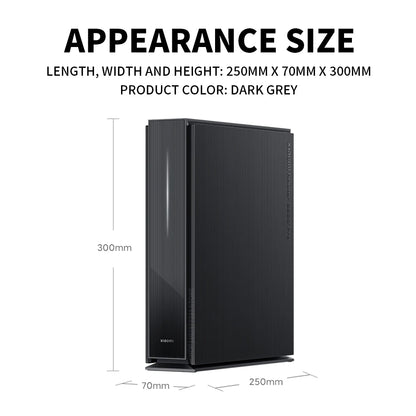 New Xiaomi Router BE6500 Pro WiFi 7 2.4/5GHz Mesh Dual Band Qualcomm 4-Core Processor Chinese Version,With adapter