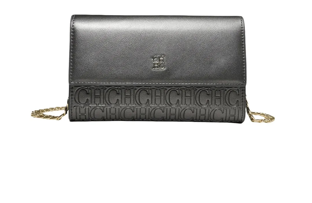CH Women Crossbody Bag Splicing Letter Print Metal Chain Shoulder Purse PU Leather Flap Small Ladies Evening Clutch Handbag Gift
