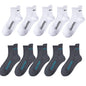 10/20Pairs High Quality Men's Socks Casual Breathable Cotton Man Run Sports Socks Spring Autumn Male Sox Gifts Plus Size 38-45