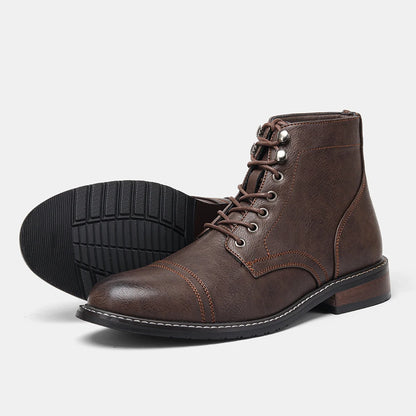Men's Classical Leather Ankle Boots Comfortable Spring Fashion Men boots