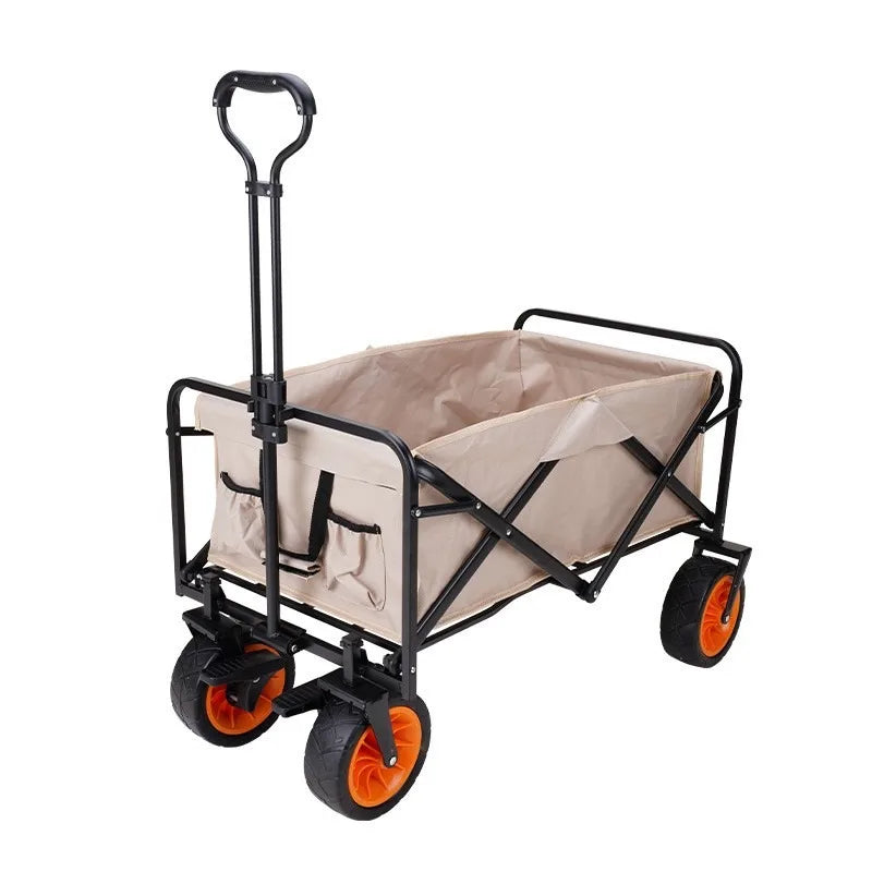 Home Camping Cart, Vegetable Cart, Folding Camping Outdoor Shopping Cart