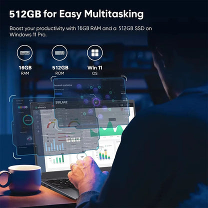 Intel Core i9 10980HK Laptop Windows 11 15.6"Computer 16GB RAM 1TB 2TB SSD Gaming Laptops Fingerprint Unlock Business Notebook