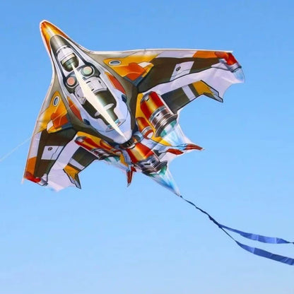 Aircraft kite flying adults kites bomber kite nylon fabric reel fighter kite outdoor play kite air plane kites airplane kite koi