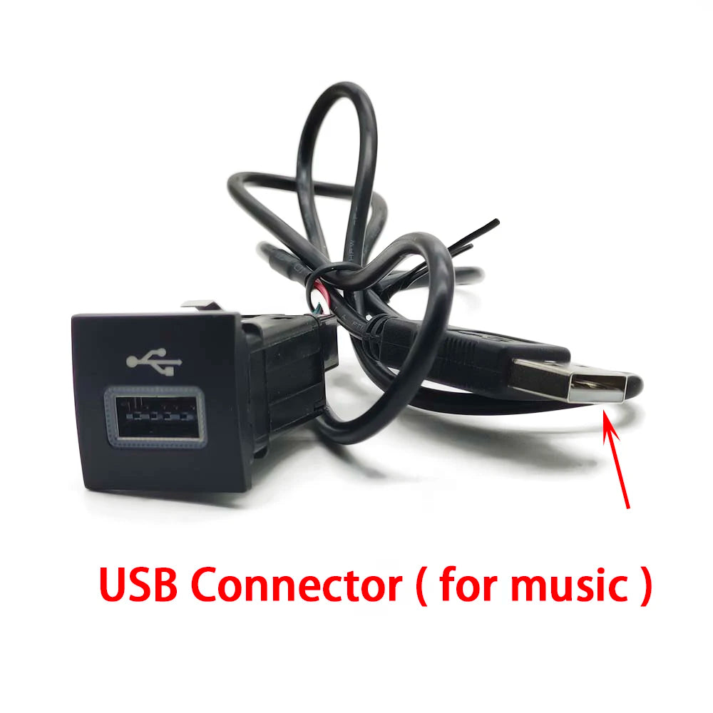 For VW Golf 6 MK6 Jetta 5 MK5 Scirocco 2006 - 2012 Car USB Charger PD Quick Charge QC3.0 Auto Phone Charging Adapter Button