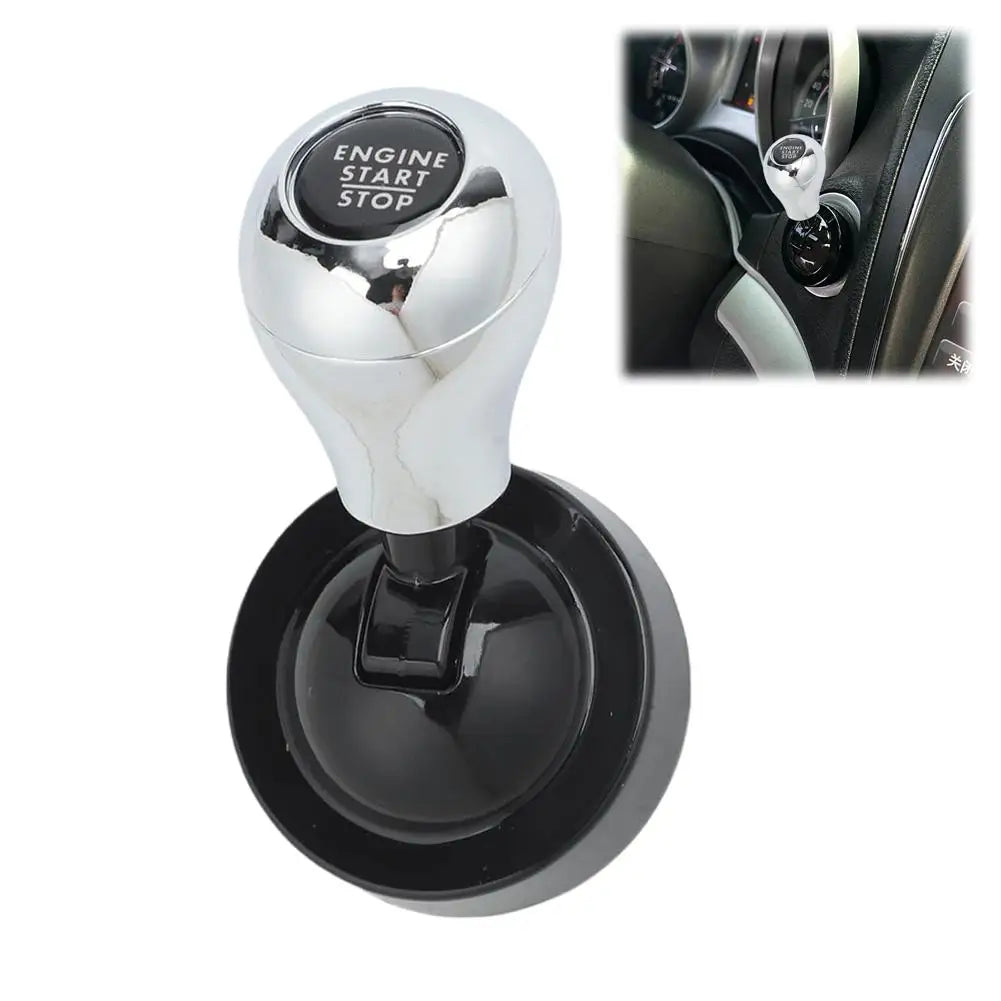 Full Metal Car Engine Start Stop Button Joystick Cover Universal Ball Push Start Button Lever Rocker Auto Interior Trim