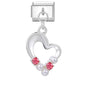 Y2K Butterfly Bow Knot Heart Star Moon Zircon Daisy Cross Italian Charm Links Fit 9mm Stainless Steel Bracelet DIY Making Gifts