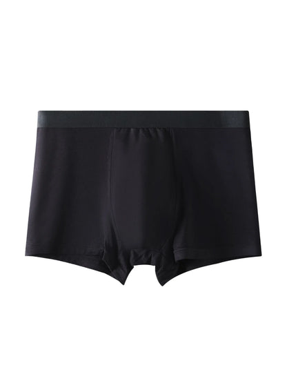 6 Pieces Bamboo Fiber Men's Underwear Solid Color Simple Men Boxer Shorts High Quality Fabric Knickers Soft Breathear Panties