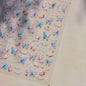 Shiny Jelly Butterfly Charming Golden Gradient Bowknot 5D Self Adhesive Nail Art Sticker Flower Petal Rhinestone Manicure Decals