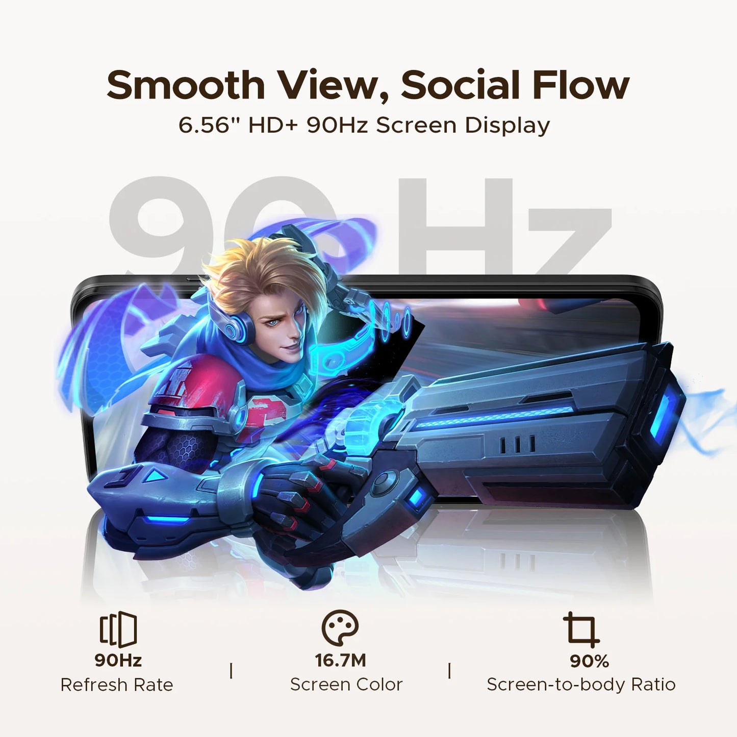 Global Version DOOGEE Note56 X Smartphone Android 16 24GB RAM(3GB+21GB) 64GB ROM 6.56'' Screen 6150mAh Battery Mobile Phone