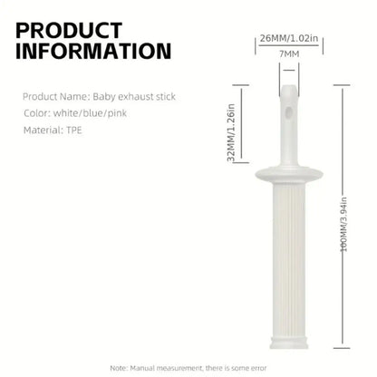 Gas Relief Baby Exhaust Rod New Anti-flatulence Colic Relief Exhaust Stick BPA Free Baby Colic Reliever