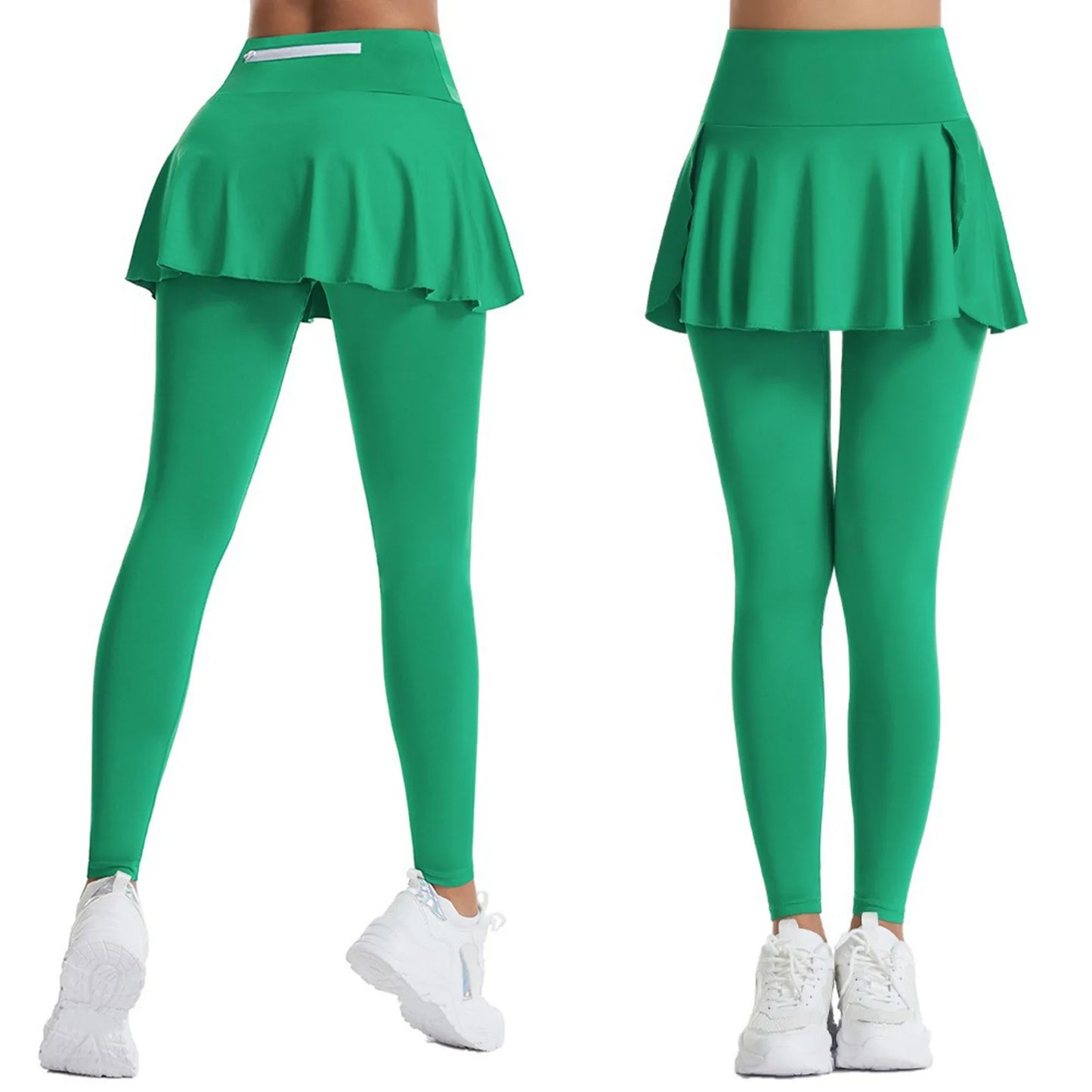 2025 Hot Sale Fitness Lenggings Female Full Length Leggings Active Skirted Capri Legging Pants Gym Clothing Tennis Fitness