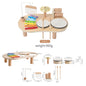 Montessori Kids Musical Toys Wooden Educational Instruments Baby Percussion Instruments Music Station Newborn Birthday Gift