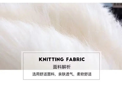 Imitation Mink Cashmere Knitted Cardigan Sweater Coat Women Autumn And Winter 2023 Popular European Soft Cardigan Sweater Female