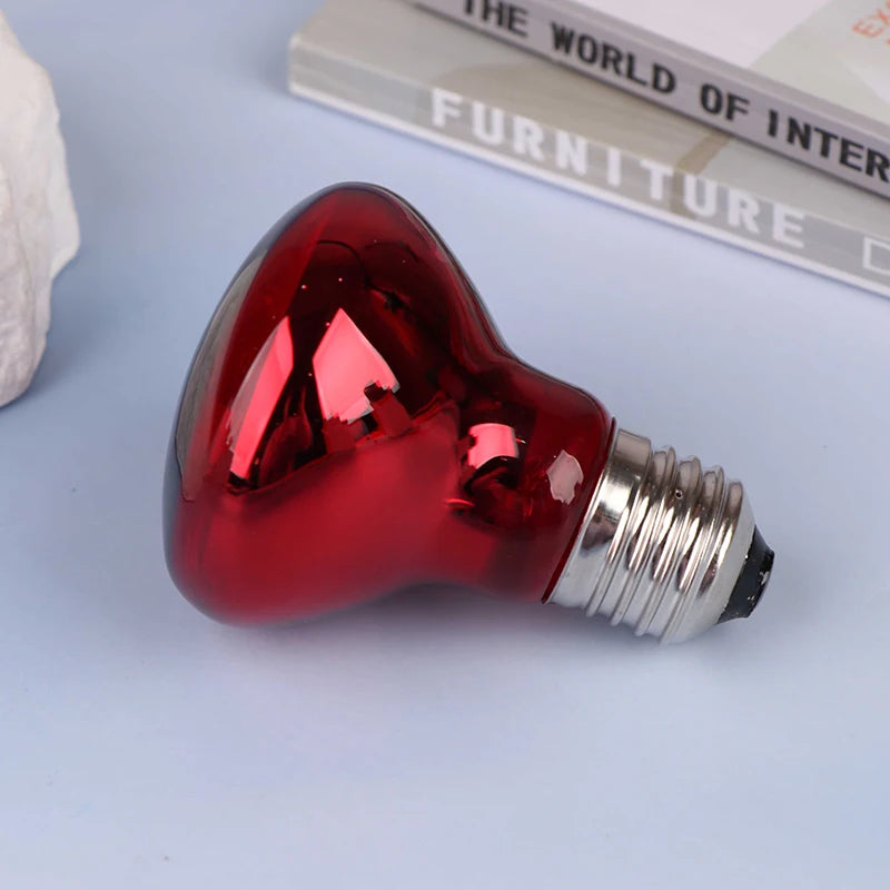 25/40/50/60/75/100W E27 UVA Poultry Bulb Infrared Night Light Day Poultry Heating Bulb For Plants Amphibians Reptile Pets