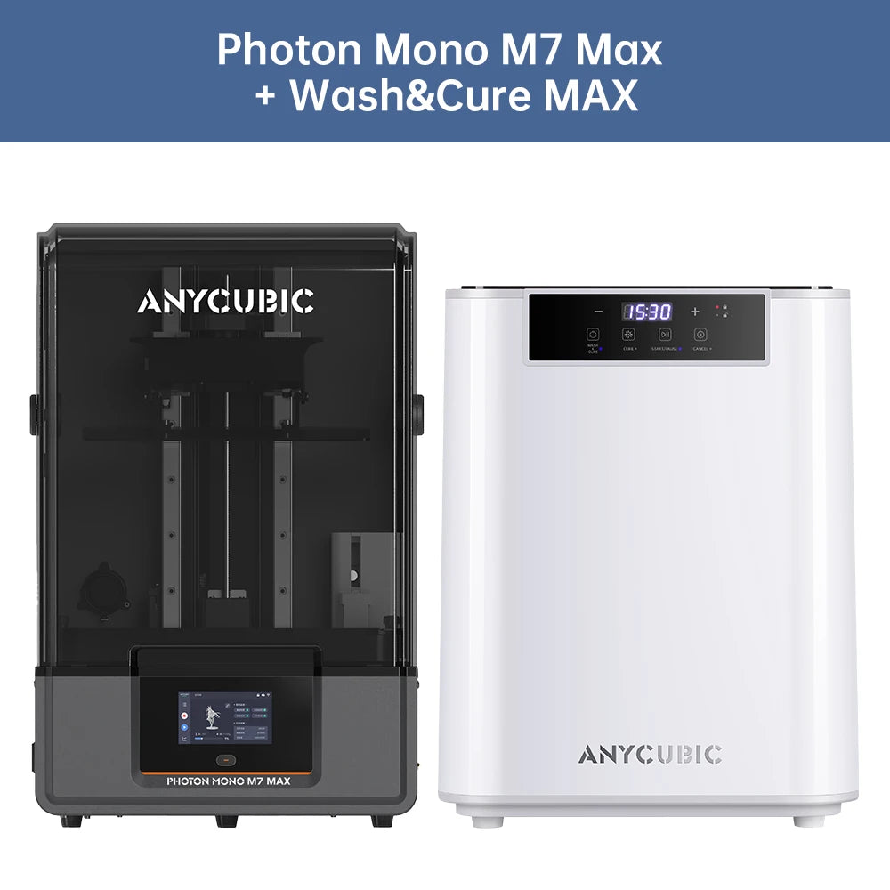 ANYCUBIC Photon Mono M7 Max 14.7L Ultra-Large Print Volume UV Resin 3D Printer Printing Size 298x168x300mm