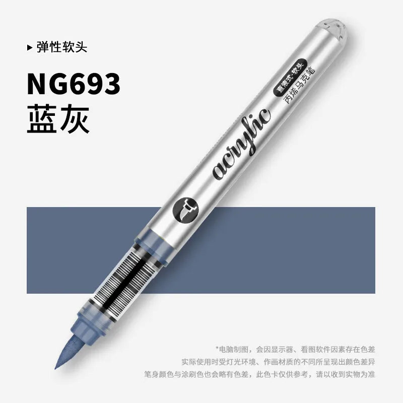 1 PC 120 Colors Acrylic Paint Marker Pens Professional Drawing Pens for Graffiti Manga School Aesthetic Stationery Art Supplies