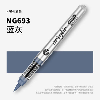 1 PC 120 Colors Acrylic Paint Marker Pens Professional Drawing Pens for Graffiti Manga School Aesthetic Stationery Art Supplies