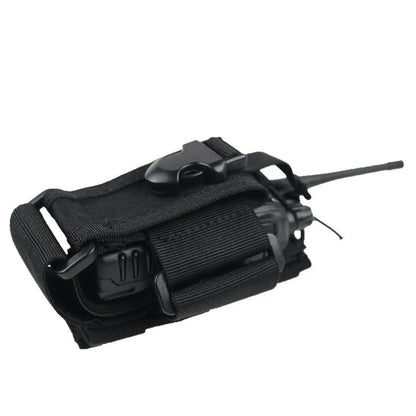 New Tactical Adjustable Walkie Talkie Holder Radio Pouch Hunting Interphone Hanging Bag Outdoor Nylon Molle Radio Pouch