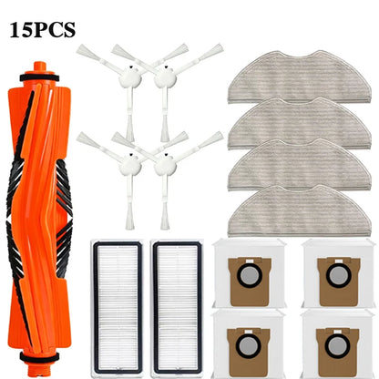 For Xiaomi Robot Vacuum H40 / OV51 Accessories Main Side Brush Mop Cloth HEPA Filter Dust Bag Replacement Spare Parts